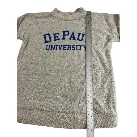 DePaul University College Woolly Threads Made USA Vintage VTG Mens Sweater - Picture 4 of 7